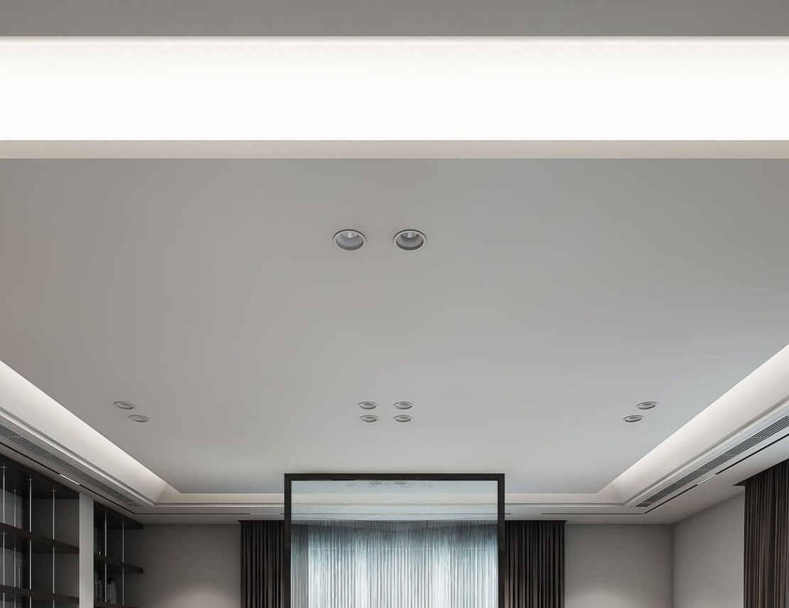 Потолок и освещение