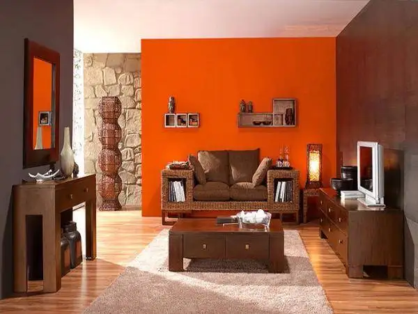 Оранжевый цвет в интерьере жилых помещений от «Идет Ремонт»